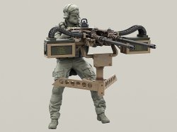 画像5: Live Resin[LRM35011]1/35  現用米特殊部隊(2).50口径機銃手(無帽)