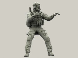 画像5: Live Resin[LRM35013]1/35  現用米特殊部隊(4)ネイビーシールズ(無帽)