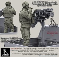 Live Resin[LRM35015]1/35  現用米特殊部隊(6)武装ピックアップ射手