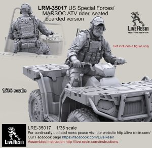 画像1: Live Resin[LRM35017]1/35　現用米特殊部隊(8)MV850ライダー (1)