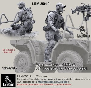 画像1: Live Resin[LRM35019]1/35　現用米特殊部隊(10)MV850ライダー (1)