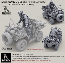 画像1: Live Resin[LRM35020]1/35　現用米特殊部隊(11)MV850ライダー