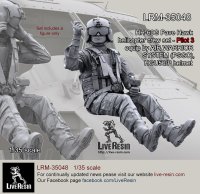 Live Resin[LRM35048]1/35 HH-60G Pave Hawk helicopter crew set - Pilot 3 equip by AIR WARRIOR SYSTEM (PSGC), HGU56/P helmet