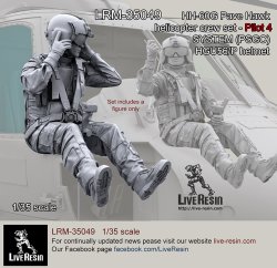 画像1: Live Resin[LRM35049]1/35 HH-60G Pave Hawk helicopter crew set - Pilot 4 equip by AIR WARRIOR SYSTEM (PSGC), HGU56/P helmet