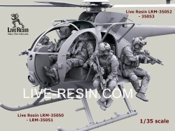 画像3: Live Resin[LRM35050]1/35 MH-6 Liitle Bird helicopter crew set - Pilot 1 equip by AIR WARRIOR SYSTEM (PSGC), HGU56/P helmet, correct to Kitty Hawk KH50004 MH-6 Little Bird
