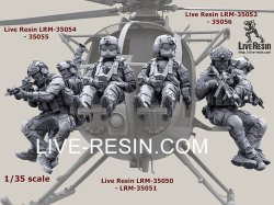 画像4: Live Resin[LRM35050]1/35 MH-6 Liitle Bird helicopter crew set - Pilot 1 equip by AIR WARRIOR SYSTEM (PSGC), HGU56/P helmet, correct to Kitty Hawk KH50004 MH-6 Little Bird