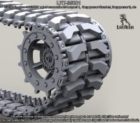 Live Resin[LRT35001]1/35  現用独 139E2 レオパルト1系列 連結可動履帯(178コマ)