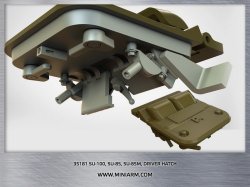 画像1: Miniarm[B35181]1/35 WWII ソビエト SU-100、SU-85/85M用ドライバーハッチ(ズベズダ/ドラゴン/ミニアート用)