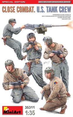 画像1: ミニアート[MA35311]1/35アメリカ戦車兵（近接戦闘中）５体入　武器付＜特別版＞