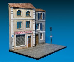 画像2: ミニアート[MA36045]1/35 ジオラマベース45 ノルマンストリート