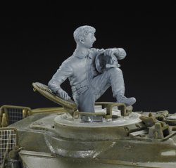 画像3: モデルアート[MFS-005]1/35 イスラエル戦車兵- Israel Defense Forces Tank crew