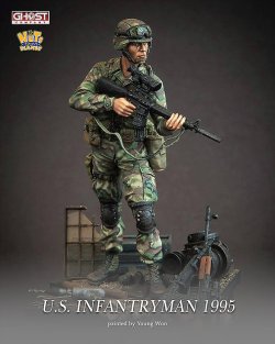 画像1: ナッツプラネット[GC35004]1/35 ゴーストカンパニー 現用 米 アメリカ陸軍歩兵 1995年