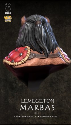 画像4: ナッツプラネット[SB010]1/10 胸像 魔神マルバス