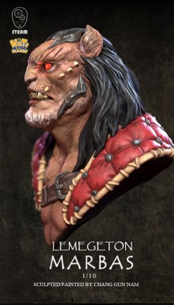 画像5: ナッツプラネット[SB010]1/10 胸像 魔神マルバス