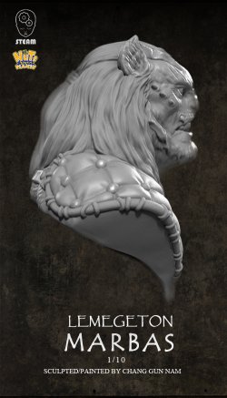 画像9: ナッツプラネット[SB010]1/10 胸像 魔神マルバス