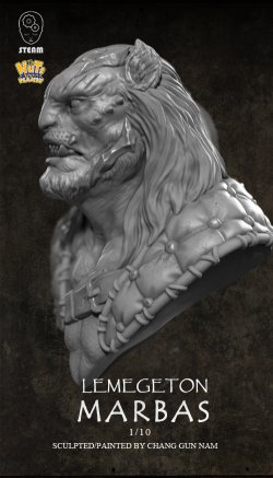 画像11: ナッツプラネット[SB010]1/10 胸像 魔神マルバス