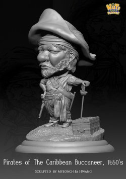 画像5: ナッツプラネット[NP-008]SDサイズ 近代 カリブで財を成した無慈悲な海賊 カリブ海1650年代