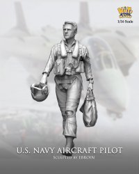 ナッツプラネット[NP-12008]1/16 現用 アメリカ海軍 戦闘機パイロット
