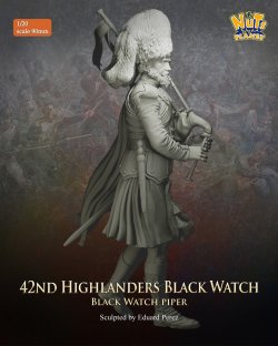 画像2: ナッツプラネット[NP-90003]1/20 19世紀 イギリス 第42王立ハイランド連隊 ブラック・ウォッチのバグパイプ奏者