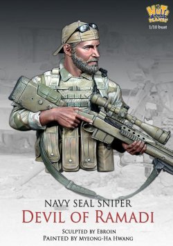 画像2: ナッツプラネット[NP-B044]1/10 現用 胸像  米海軍シールズ狙撃手「ラマーディーの悪魔」