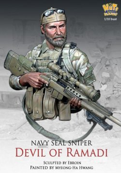画像6: ナッツプラネット[NP-B044]1/10 現用 胸像  米海軍シールズ狙撃手「ラマーディーの悪魔」