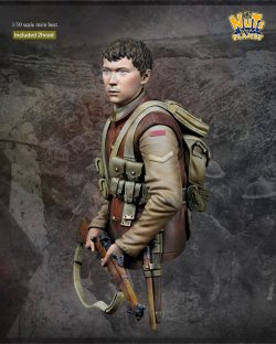 画像11: ナッツプラネット[NP-B048]1/10 WWI イギリス陸軍歩兵“ラストマン・スタンディング” 胸像