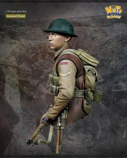 画像7: ナッツプラネット[NP-B048]1/10 WWI イギリス陸軍歩兵“ラストマン・スタンディング” 胸像
