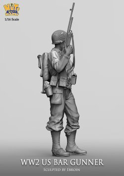 画像2: ナッツプラネット[NP-12007]1/16 WWII アメリカ陸軍BAR射撃手(120mm)