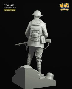 画像4: ナッツプラネット[NP-12009]1/16(120mm) WWI イギリス陸軍歩兵“ラストマン・スタンディング” 全身像