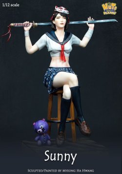 画像7: ナッツプラネット[NP-15002]1/12 サニー 直刀持ちのキュートな用心棒