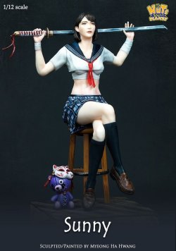画像8: ナッツプラネット[NP-15002]1/12 サニー 直刀持ちのキュートな用心棒