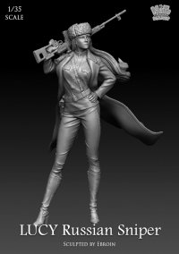 ナッツプラネット[NP-35001]1/35 現用  ロシア最凶の女狙撃兵ルーシー