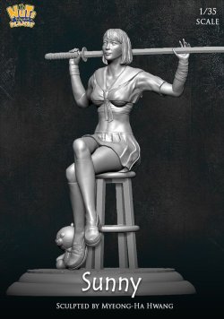 画像3: ナッツプラネット[NP-35003]1/35 サニー 直刀持ちのキュートな用心棒　