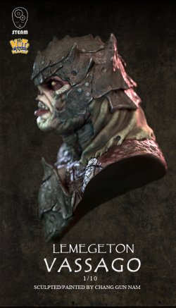 画像3: ナッツプラネット[SB008]1/10 胸像 魔神ウァサゴ