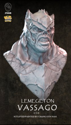 画像5: ナッツプラネット[SB008]1/10 胸像 魔神ウァサゴ