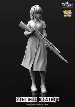 画像2: ナッツプラネット[T12005]1/16 センチネルベアトリクス〜何かを守る少女(120mm)