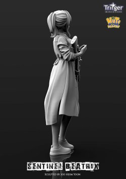 画像4: ナッツプラネット[T12005]1/16 センチネルベアトリクス〜何かを守る少女(120mm)