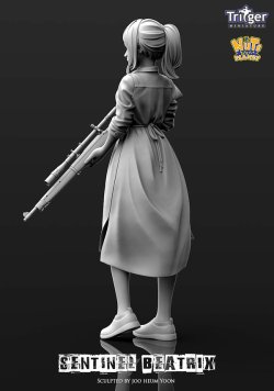 画像5: ナッツプラネット[T12005]1/16 センチネルベアトリクス〜何かを守る少女(120mm)