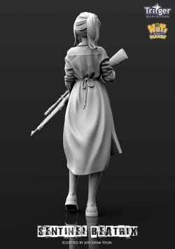 画像6: ナッツプラネット[T12005]1/16 センチネルベアトリクス〜何かを守る少女(120mm)