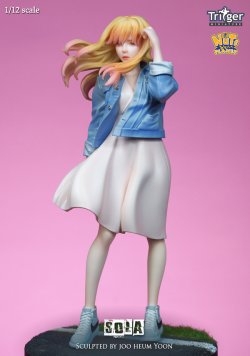 画像2: ナッツプラネット[T15007]1/12 150mm トリガーミニチュアズ 北風にあおられるソラ