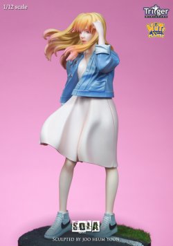 画像4: ナッツプラネット[T15007]1/12 150mm トリガーミニチュアズ 北風にあおられるソラ