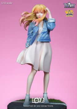 画像6: ナッツプラネット[T15007]1/12 150mm トリガーミニチュアズ 北風にあおられるソラ