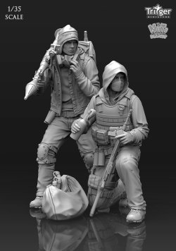 画像7: ナッツプラネット[T35008]1/35 ラーカー 火炎瓶で待ち伏せる男