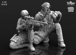 画像5: ナッツプラネット[T35010]1/35 ライフルマンジェス「ここは死守する」