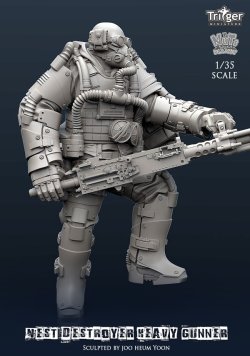 画像2: ナッツプラネット[T35029]1/35 ネストデストロイヤーヘビーガンナー 巣窟を破壊尽くす男　　