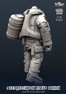 画像4: ナッツプラネット[T35029]1/35 ネストデストロイヤーヘビーガンナー 巣窟を破壊尽くす男　　