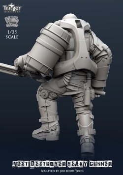 画像5: ナッツプラネット[T35029]1/35 ネストデストロイヤーヘビーガンナー 巣窟を破壊尽くす男　　