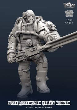 画像7: ナッツプラネット[T35029]1/35 ネストデストロイヤーヘビーガンナー 巣窟を破壊尽くす男　　