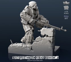 画像4: ナッツプラネット[T35032]1/35 ネストデストロイヤーヘビーガンナーIIフルセット(専用ベース付)　　