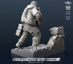 画像5: ナッツプラネット[T35032]1/35 ネストデストロイヤーヘビーガンナーIIフルセット(専用ベース付)　　